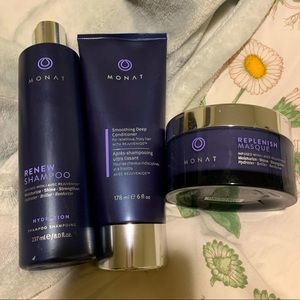 Monat Hydrating System Shampoo Conditioner Masque